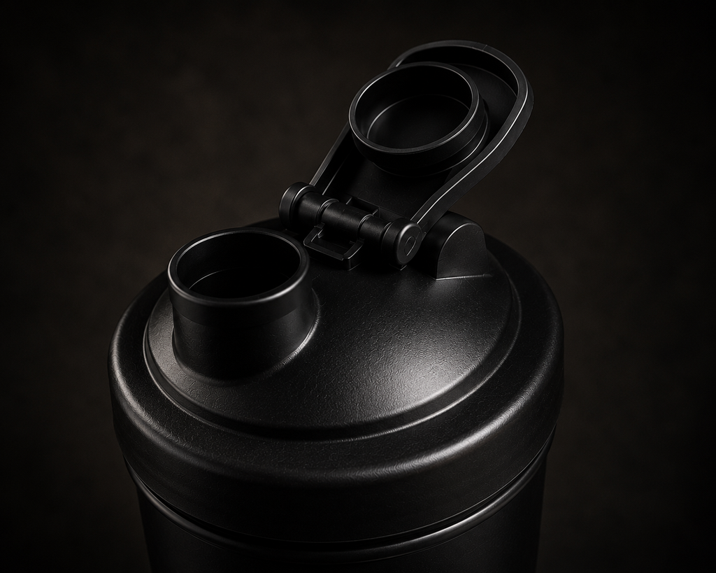 Matte Black Shaker Bottle