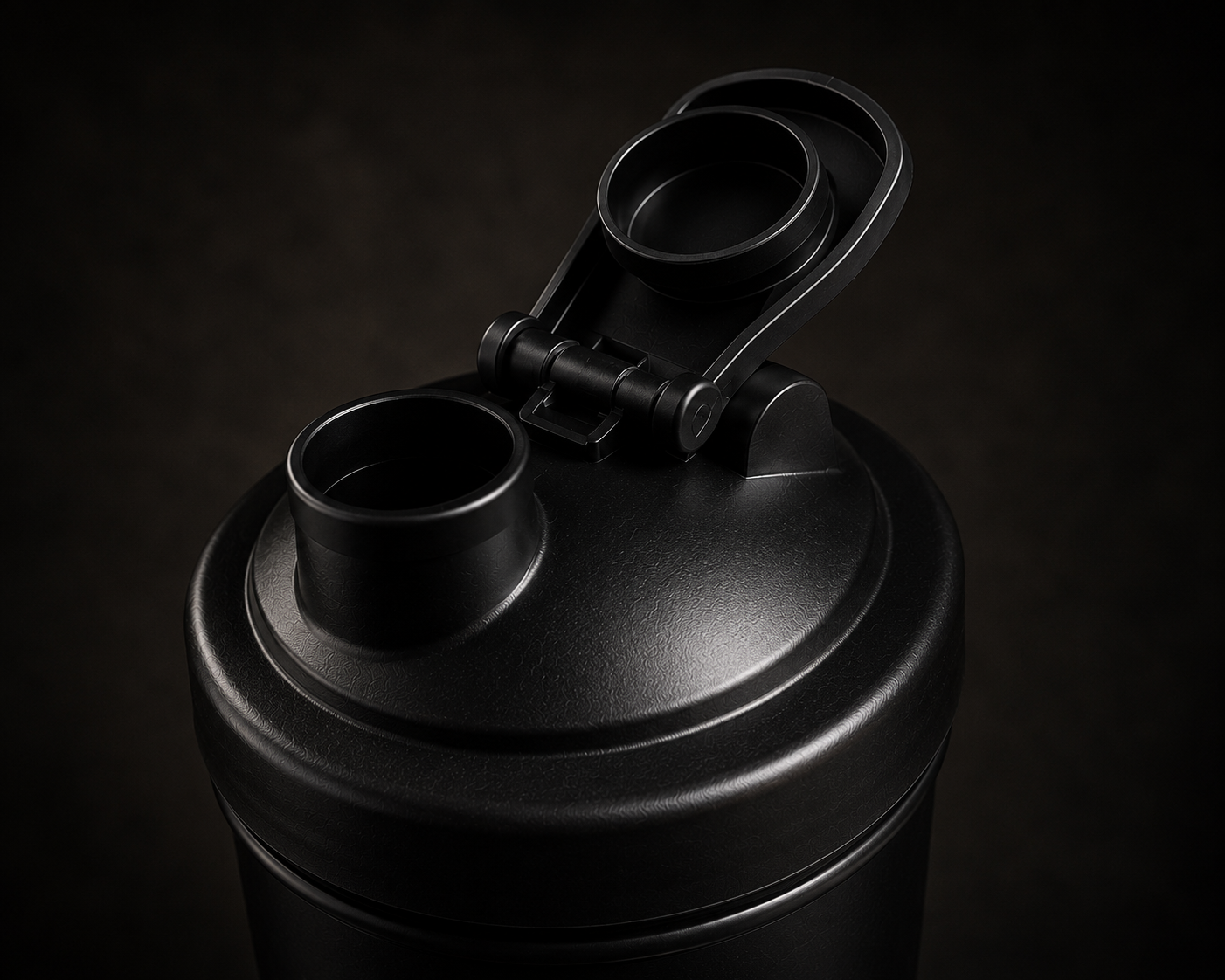 Matte Black Shaker Bottle